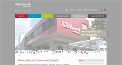 Desktop Screenshot of milchwerk-radolfzell.de